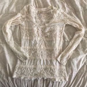 Lacey long sleeve shirt